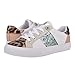 Guess Women's Loven Sneaker, White/Pink Leopard Multi 142, 7.5