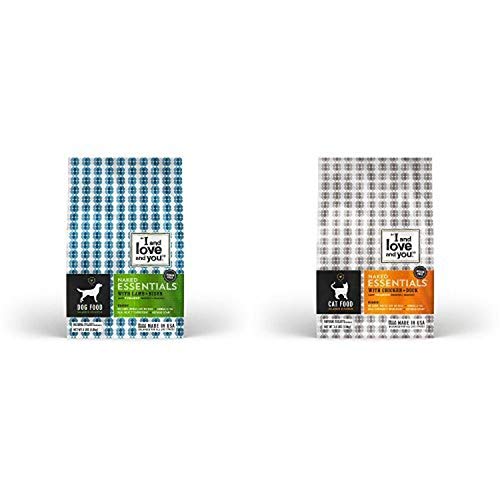 "I And Love And You" Naked Essentials Kibble, Dog & Cat Variety: Chicken & Duck (Cat) & Lamb & Bison (Dog) #TOP30