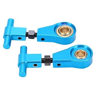 Durable Front Upper Arm, Accurate Size Lightweight Stable Performance Aluminum Alloy Front Upper Suspension Arm for TT02(blue)