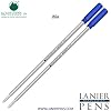 2 Pack - Blue Monteverde Soft Roll Ballpoint for Cross Ballpoint Pens