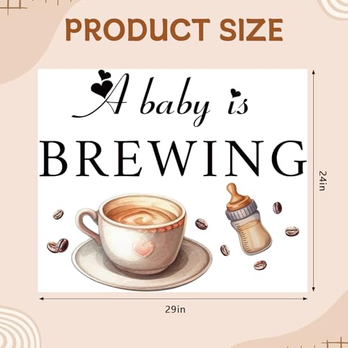 Vinilo decorativo A Baby is Brewing 24 x 29 pulgadas miniatura 2