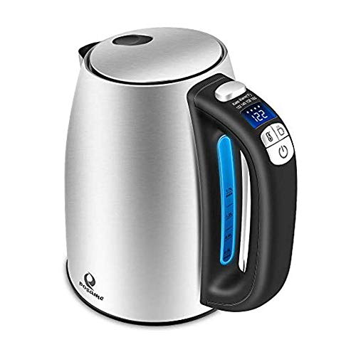 Posame Electric Kettle - 1.7L BPA-Free Stainless Steel Electric Tea Kettle with LED