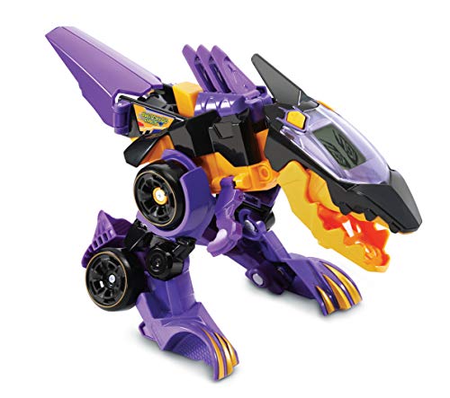 Juguete 2 en 1 con voz de dinosaurio y coche transformable Spinosaurus de VTech 3