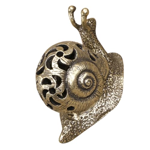 Alipis Quemador de Incienso de latón Antiguo rocín decoración Cono de Brillante Olor Quemador de Incienso Festivo Quemador de Incienso Decorativo incensario de Escritorio