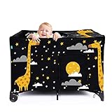 Blackout Cover for Pack N Play, Slumber Pod for Pack N Play, Portable Breathable Crib Tent to Block...