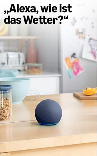 Echo Dot (Neueste Generation) | Smarter WLAN- und Bluetooth-Lautsprecher mit Alexa und gigantischem, sattem Klang | Tiefseeblau