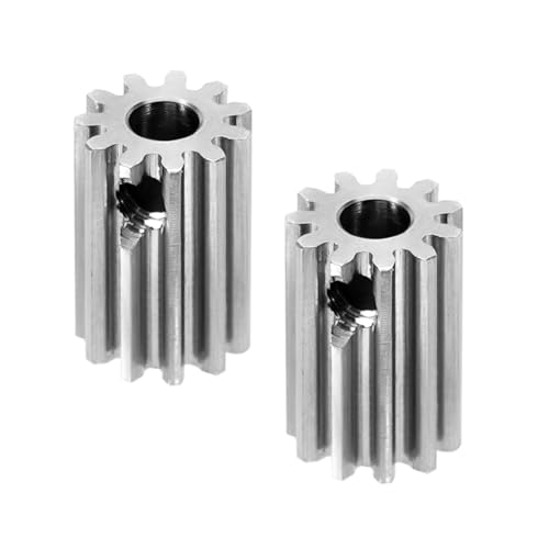 INJORA Stainless Steel 11T Motor Pinion for 1721 Purple Viper Brushless Motor(2pcs)