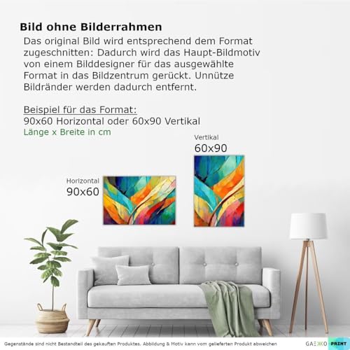 Tableau mural structures minimalistes poster 50x50 art profondeur illusion