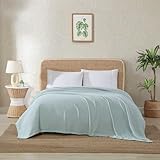 Tommy Bahama - Blanket, Super Soft Chenille Bedding, Solid Home Essentials (Island Comfort Green, King)