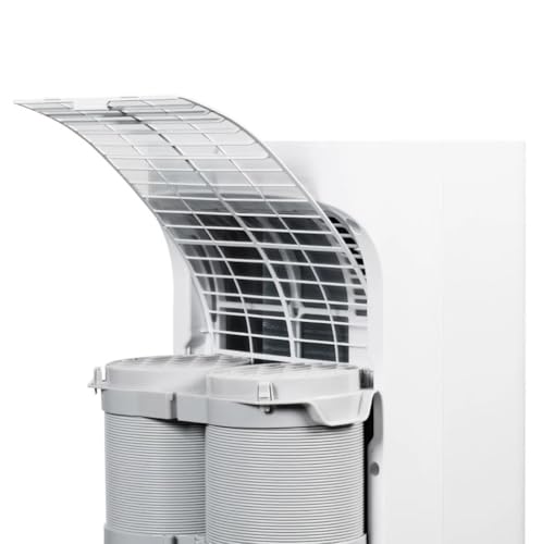 Image of Hisense 8000 BTU 350 Sq. Ft. with Inverter Compressor, Dual Hose Portable Tower Air Conditioner HIAP0825TWD, up to 350 Sq Ft., Wi‑Fi app control for Alexa /Google, Oscillating - HIAP0825TWD (Renewed)
