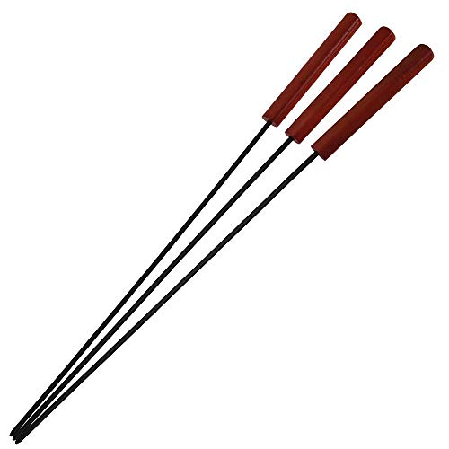 Pinchos Mango Madera Antiadherente 48 Cm Blister 3 En Oferta Pinchos Barbacoa 48 Cm. 3 Uds