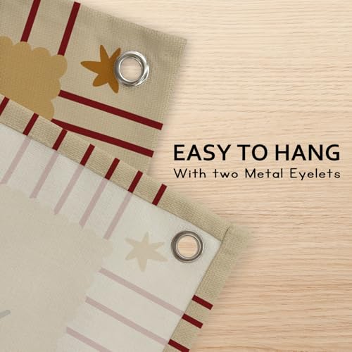 Image of Boy Girl Nursery Kids Room Decor, You Are So Loved Inspirational Canvas Banner Flag Wall Decor, Retro Neutral Wall Hanging Flag Decorations for Kids Toddler Room Bedroom Playroom, 30x20 Inch