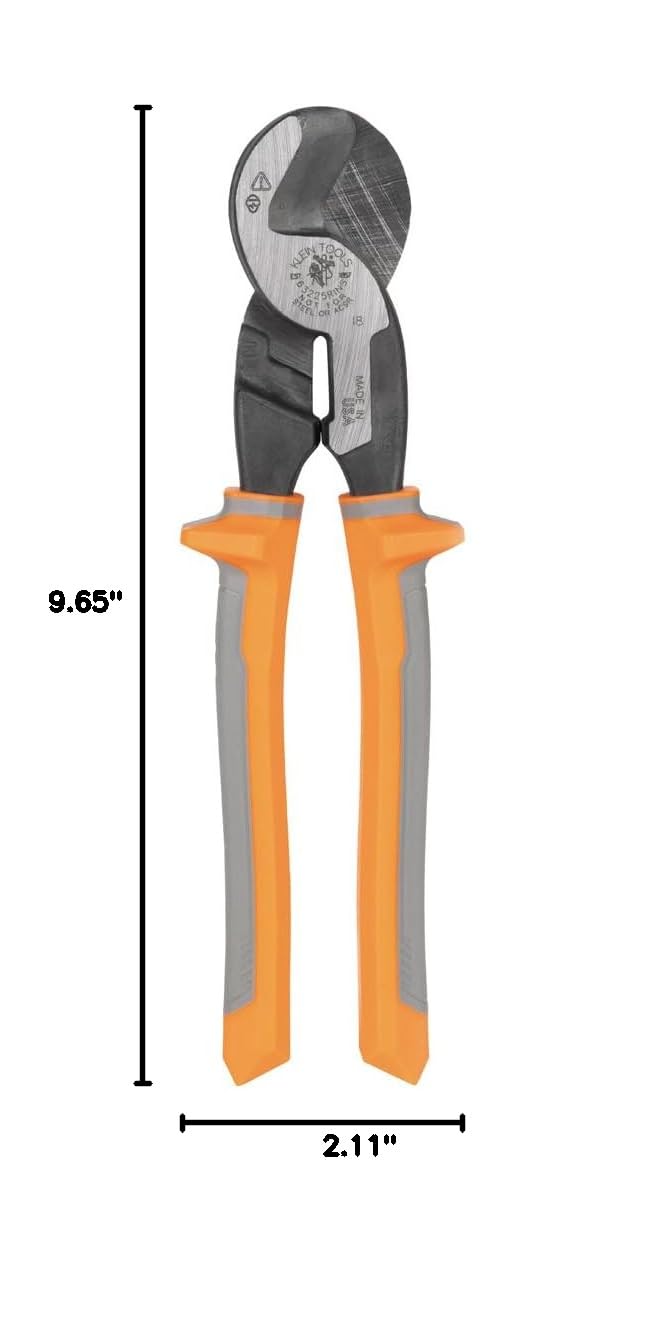 Klein Tools Cable Cutter - Precision & Durability -12 Klein Tools Cable Cutter - Precision & Durability -12