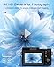 FLATIC Digital Camera with WiFi, 5K 64MP Cameras for Photography with 180° Flip Screen for YouTube, 18X Zoom Autofoucs Vlogging Camera with 64GB Card, Wide & Macro Lens, 2 Batteries, Card Reader