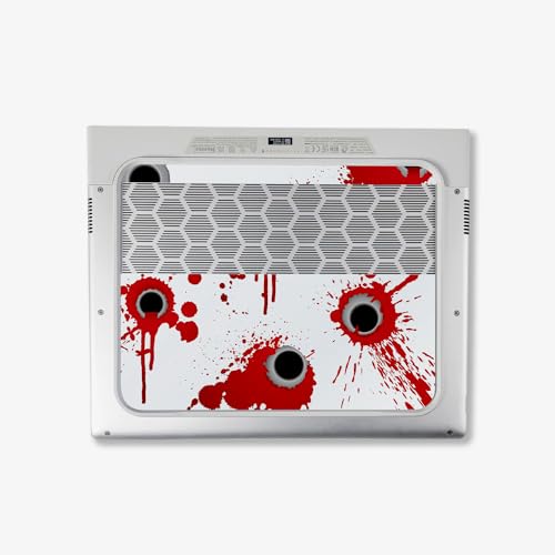 Image of MightySkins Skin Compatible with Alienware X14 R2 (2023) Full Wrap Kit - Bullet Holes | Protective, Durable, and Unique Vinyl Decal wrap Cover | Easy to Apply & Change Styles | Made in The USA