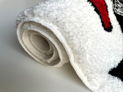 Tapete divertido con número 2x3, antideslizante y lavable miniatura 6