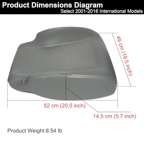Car Cushion Seat PU Leather Fit for Select 2001-2016 International Models by Tpile PARTS - Used condition - Image 3