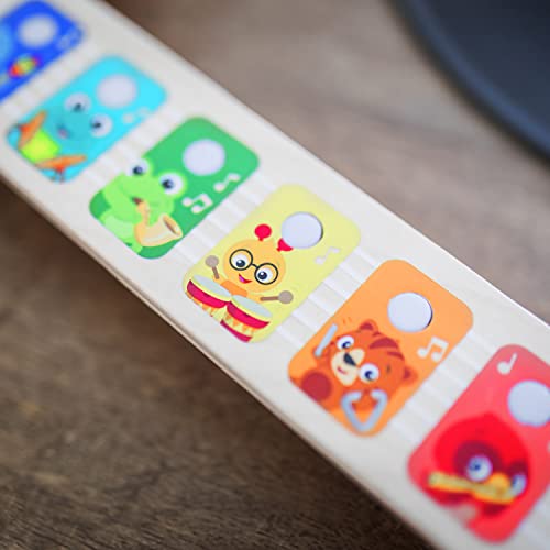 Image of Baby Einstein Together in Tune Guitar Safe Wireless Wooden Musical Toddler Toy, Magic Touch Collection, Age 6 Months+
