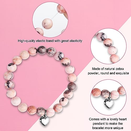 Merclix Natural Stone Bracelet Mum Birthday Gifts for Women Thank You Gift - Image 2
