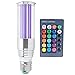 Raguso Ampoule de Lampe à Distance pour la Maison E27 3W Ampoules LED 16 Couleurs avec Télécommande pour la Chambre à Coucher 85-265V
