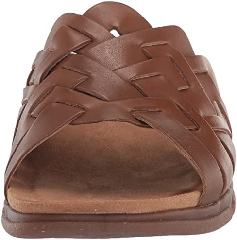 Easy Spirit Women's Marsha Slide Sandal, Brown 210, 6 Wide | Image 1