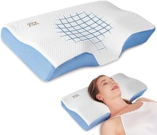 Pillows for Sleeping - XTX Memory Foam Pillows, Cervical Pillow for Neck and Shoulder Pain Relief, Ergonomic Orthopedic Contour Support Pillow for Side Sleepers, Back and Stomach Sleepers, CertiPUR-US