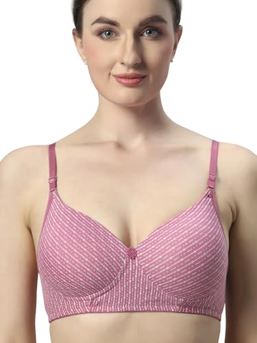 Image of Sonari Maggi Womens Lightly Padded Polyester T Shirt Bra | Wire Free, Lightly Padded Cups, Medium Coverage, Detachable Straps, U Back Design | Hook and Eye Closure, Essential Everyday Bra