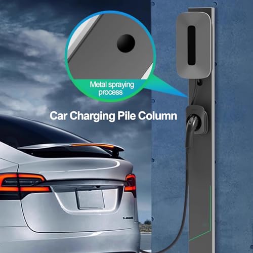 Colonne de pile de chargeur de voiture EV avec support de sol fixe