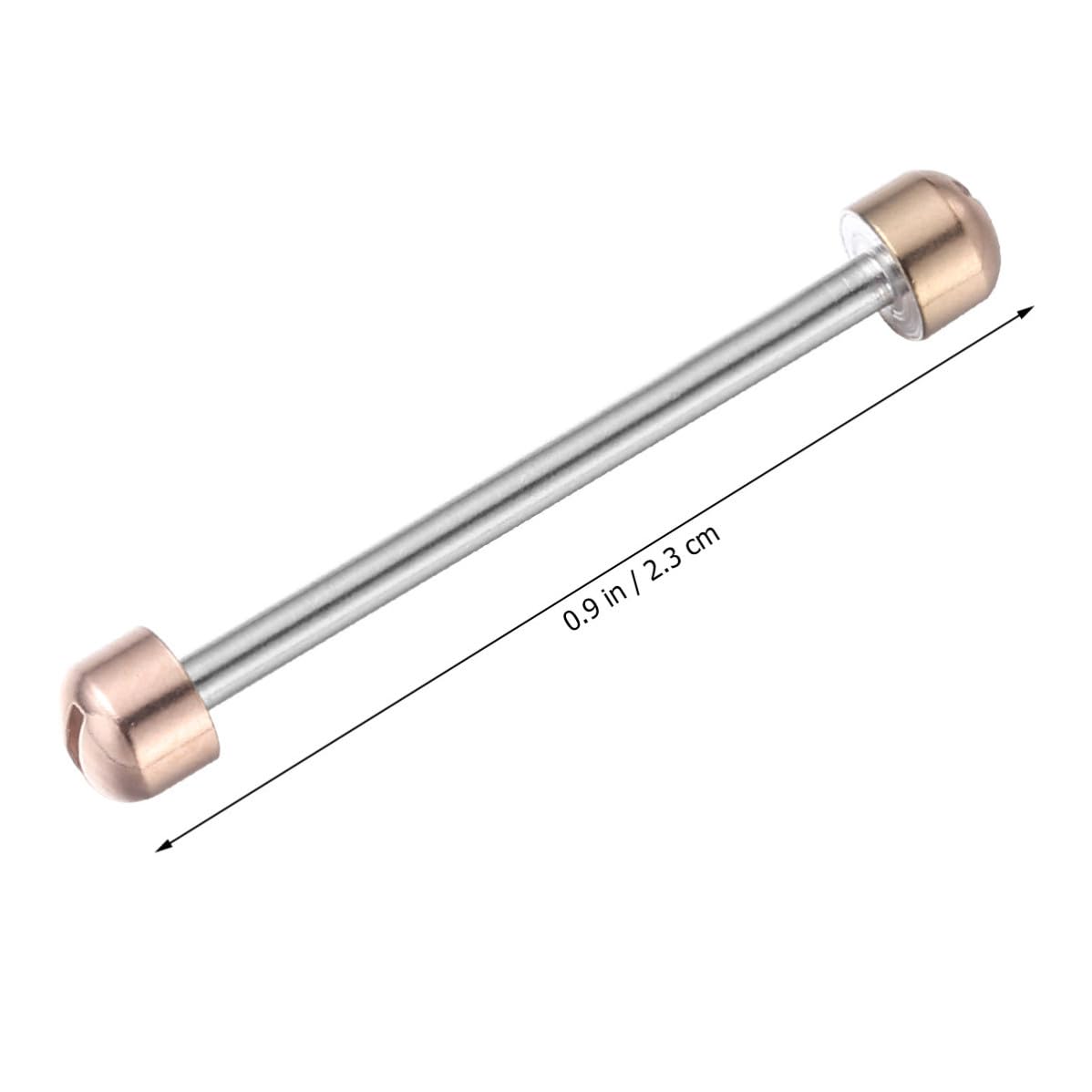 KOMBIUDA 2 Piezas Varilla de Conexión Metálica de 20mm para Correa de Reloj