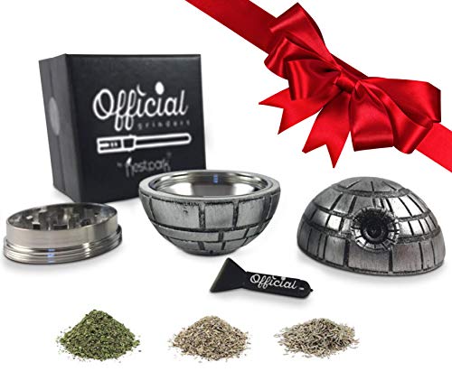 image for Death Star Herb Grinder - Star Wars Grinder With BONUS Scraper - Star 