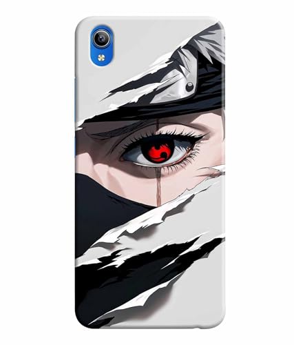 Image of Red Eyes Printed Hard Back Case Cover & Compatible for Vivo Y90 / Vivo Y90i (Multicolor) - D1811