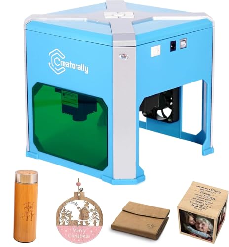 Mini gravador a laser Creatorally K6, pequena máquina de gravação a laser com 100 W...