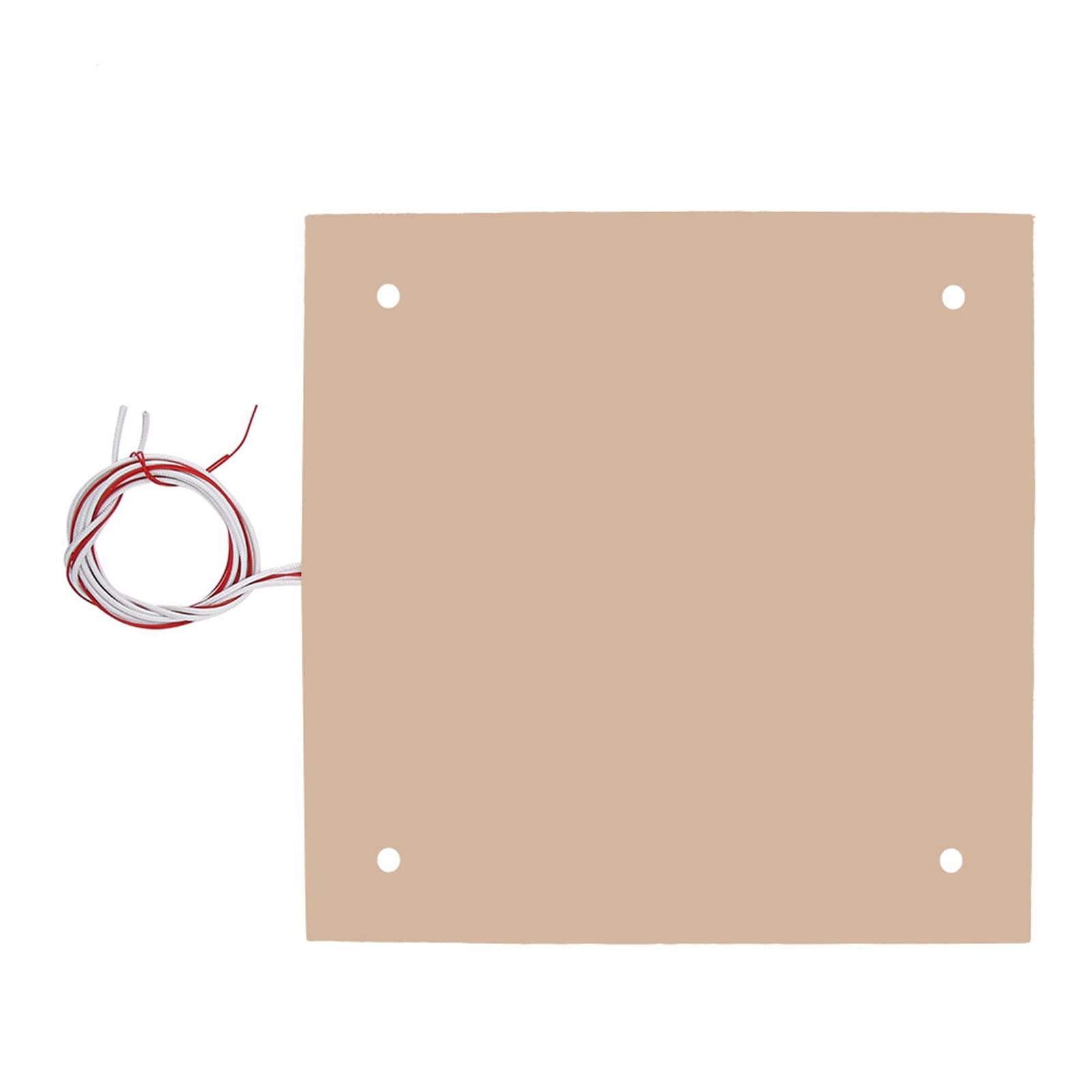 Almohadilla de calentamiento a alta temperatura 12V 220V 3D Accesorios de impresoras Silicona Cama caliente 120W 200W 600W 750W para entusiastas de la impresión 3D (220V 750W 310 * 310 mm