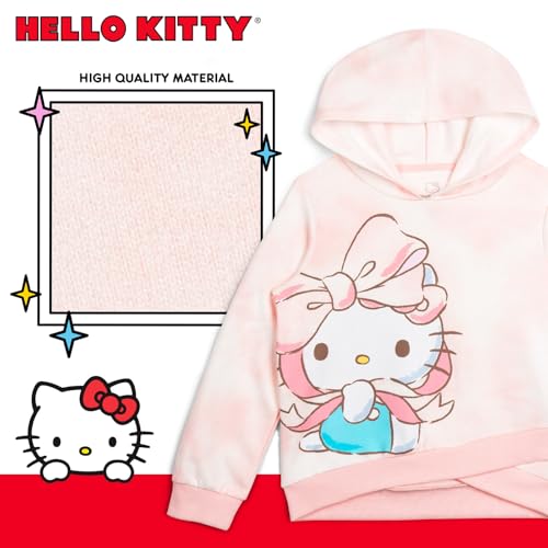 Sweat Hello Kitty en tissu éponge croisé pull à capuche fille 2T-16 ans - 3