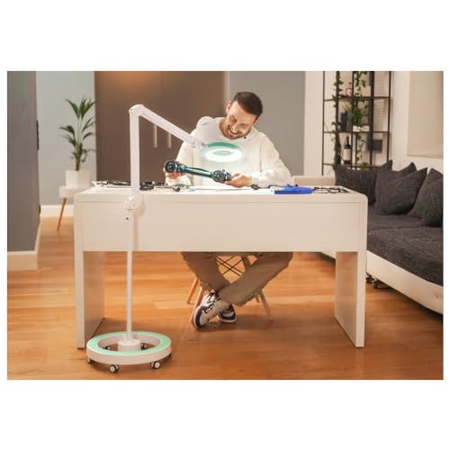 Lumeno LED lampada d'ingrandimento 7218GN, lente