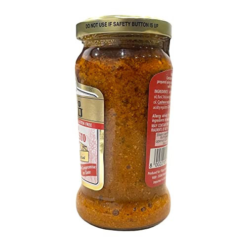 Image of Filippo Berio Sun Dried Tomato Pesto Vegan • Dairy Free • Plant Based • Gluten Free, 6.7 oz ℮ 190 g, 6 Pack