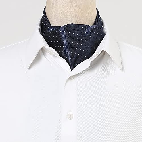 Corbata cravat de fiesta para hombre Allegra K cuello ascot 5