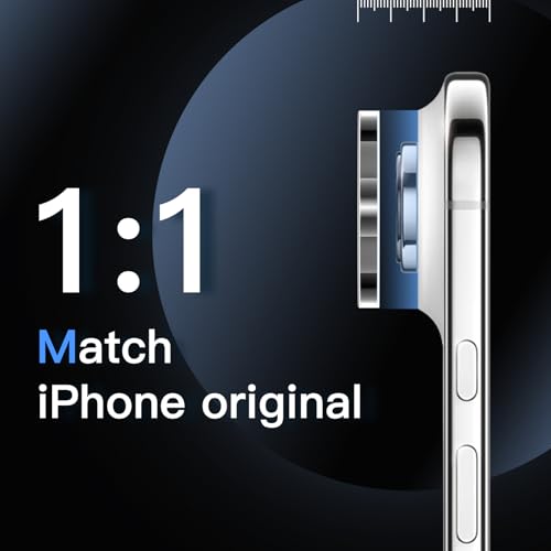 Image of JETech Camera Lens Protector Guard for iPhone Air, Clear, 3-Pack