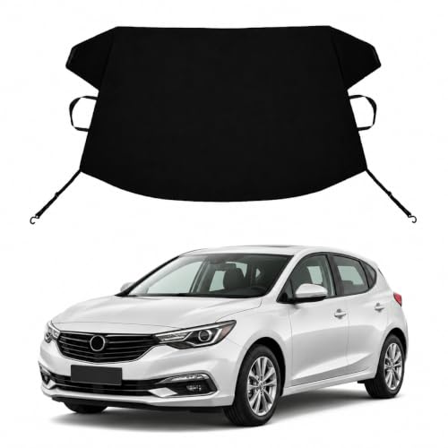 Image of Excelle GT Custom Windshield Cover for Ice and Snow Bui-ck Excelle GT Heavy Duty 600D Oxford Fabric Windshield Protector Fit Waterproof Frost Snow Cover Winter Car Accessories