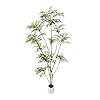 Artificial mahonia fortunei tree 82in tall fake trees for indoor large mahonia fortunei plants with white planter for home decor and housewarming gift  urban country home decor