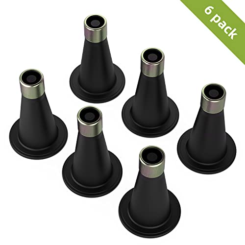 Kohome 6Pcs Bed Frame Feet,Bed Frame Feet For Replace Wheels,Risers For Bed Frame,Prevent Sliding Plastic Reinforced Bed Risers,Fits Over A Standard Bed Foot #TOP5