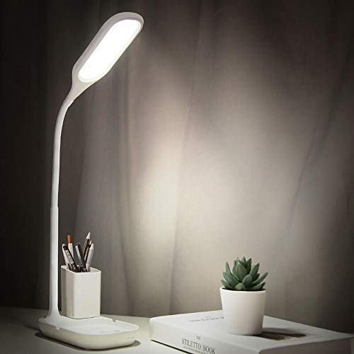 GUOCC luce da lettura vintage Portatile PORTATO Lampada da tavolo, lampada da tavolo regolabile, luce di protezione degli occhi, luce di lettura dimmerabile, lampada da comodino regalo, lampada da let - Image 3