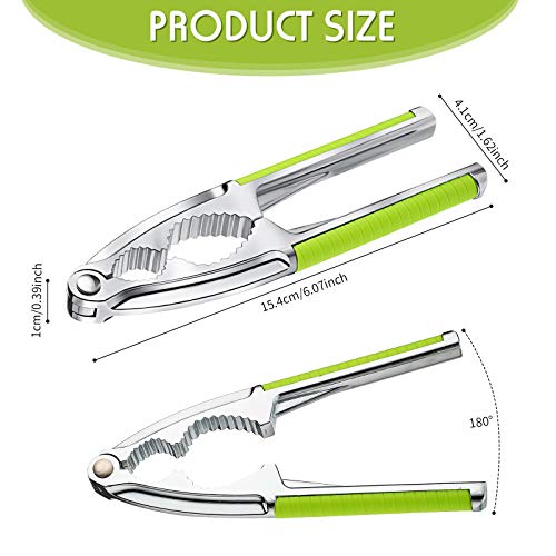 image for Patelai 2 Pieces Walnut Cracker Tools Walnut Nutcrackers Metal Nut She