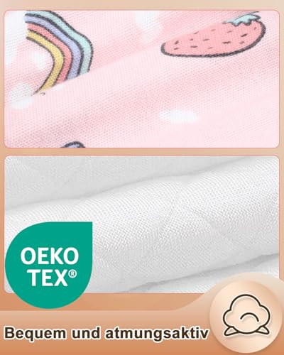 FLYISH DIRECT Baby Trainerhosen Töpfchentraining, 8er Pack Töpfchen Trainingshose für Mädchen Jungen, 2-7 Jahre, Waschbar und Wiederverwendbar, 110/4T