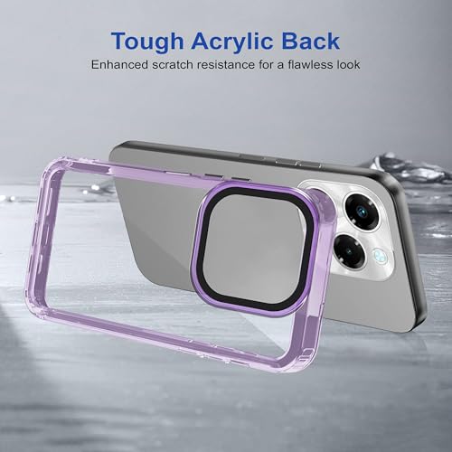 Image of Zapcase Back Case Cover for Infinix Note 40X 5G | Compatible for Infinix Note 40X 5G Back Cover | Case Cover with Camera Protection | (TPU + PC | Translucent Purple)