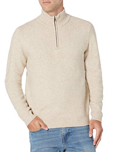 Amazon Essentials Men's Long-Sleeve Soft Touch Quarter-Zip Sweater2