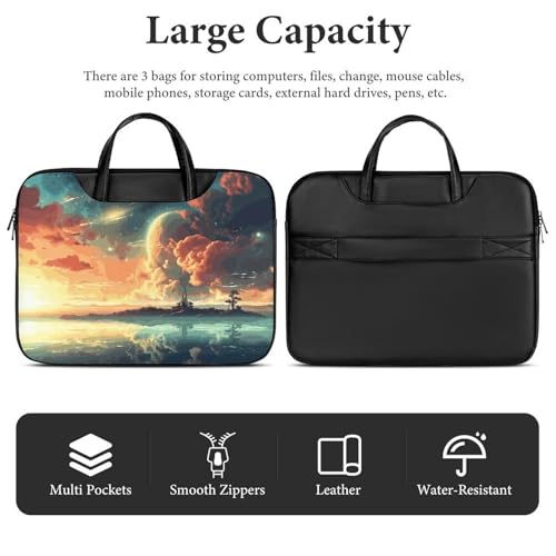 Anime Sky Maletín para portátil 17 pulg impermeable miniatura 5