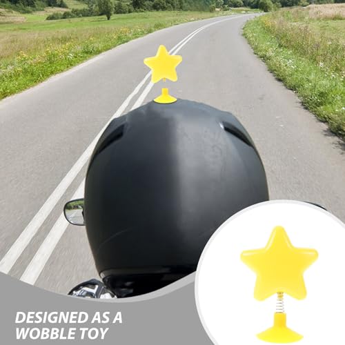 Decoración de casco resistente al clima TOYANDONA pack de 8 estrellas con muelle 3
