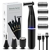 💇‍♂️【Excelente diseño】- Con un mango ergonómico único, no hay necesidad de un cuerpo voluminoso de cortadora, ofreciendo un agarre cómodo. El motor de precisión, la baja vibración y el diseño ultra silencioso garantizan un acabado eficiente sin el molesto ruido.