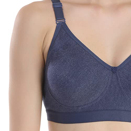 Image of Extra Comfort Non Padded Non Wire Bra for Everyday Combo Pack of 3